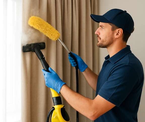 Trusted blind cleaning technician Matty Curtain Cleaning vermont-vic QLD