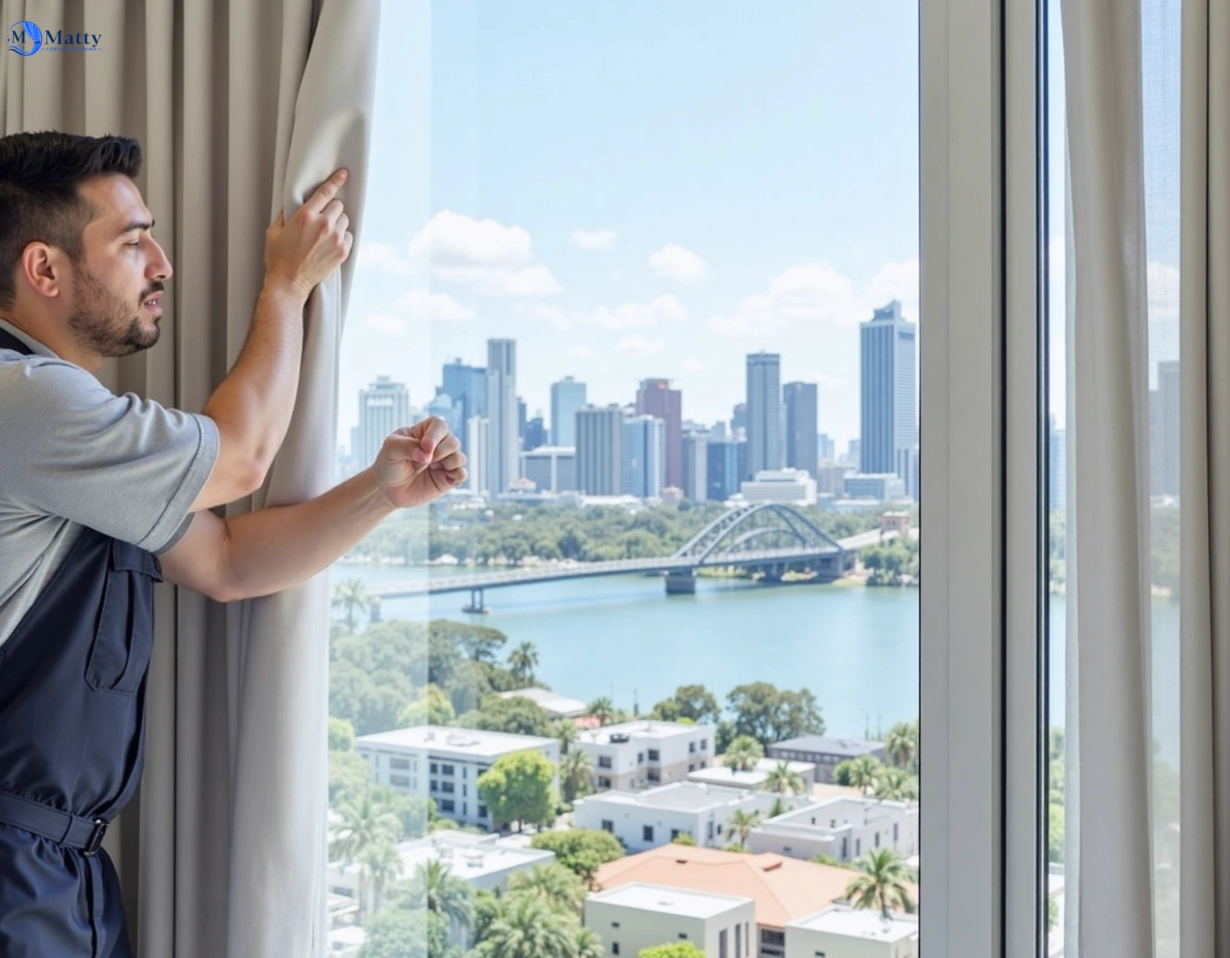 Professional curtain steam cleaning service vermont-vic QLD by Matty Curtain Cleaning