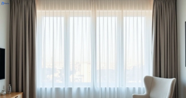 Freshly steam cleaned curtains in vermont-vic QLD
